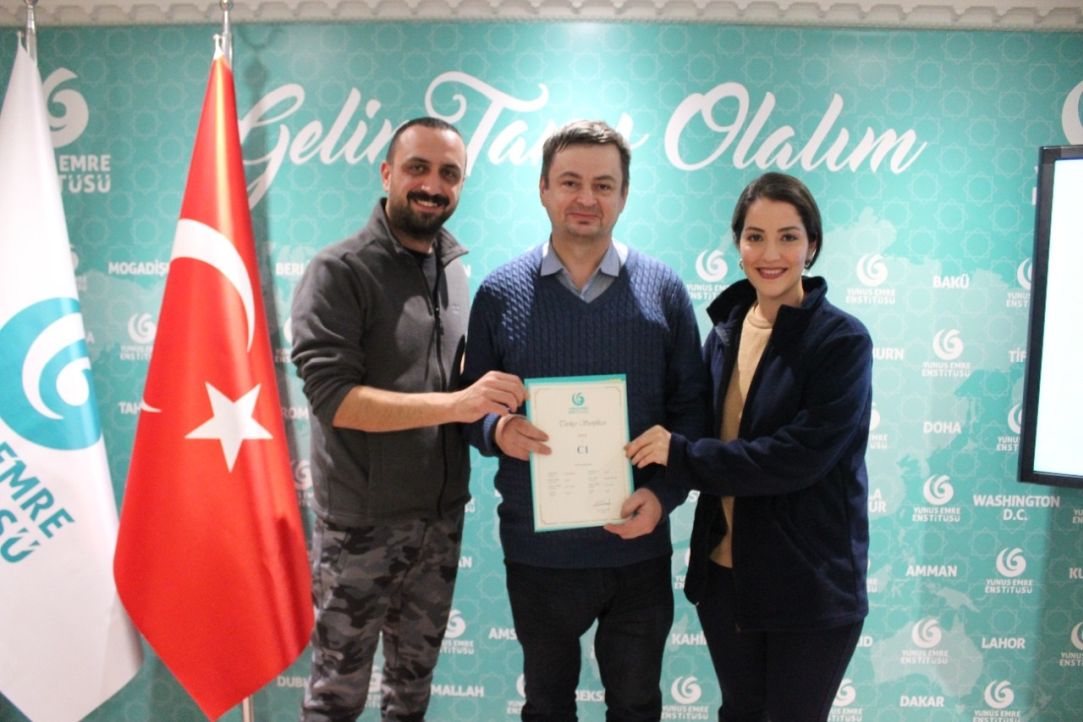 Получение сертификатов, подтверждающих уровень владения турецким языком преподавателей Школы востоковедения